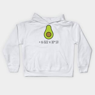 Avocado math puns Kids Hoodie